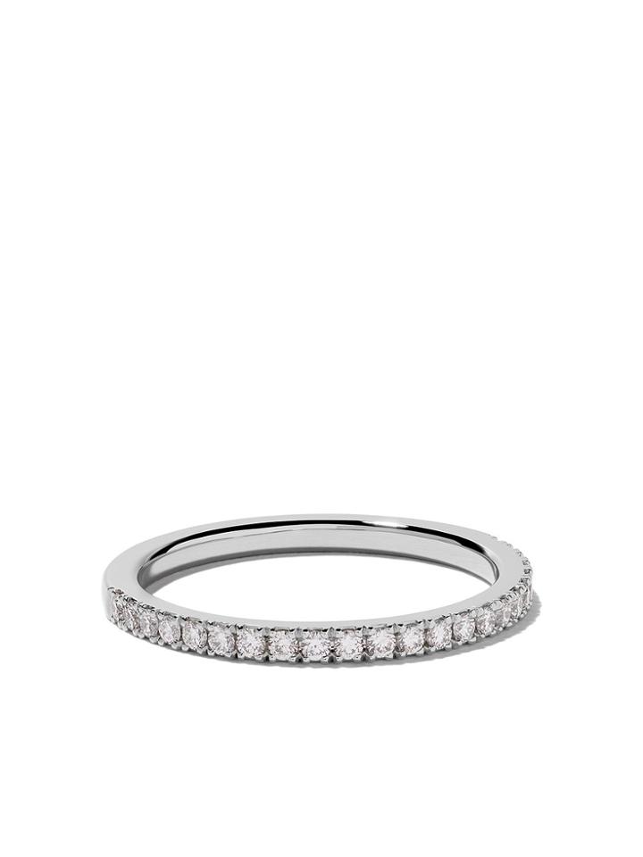 De Beers Platinum Db Classic Half Pavé Diamond Band - Unavailable