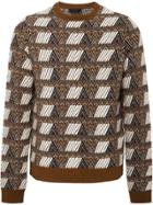Prada Crewneck Sweater - Brown