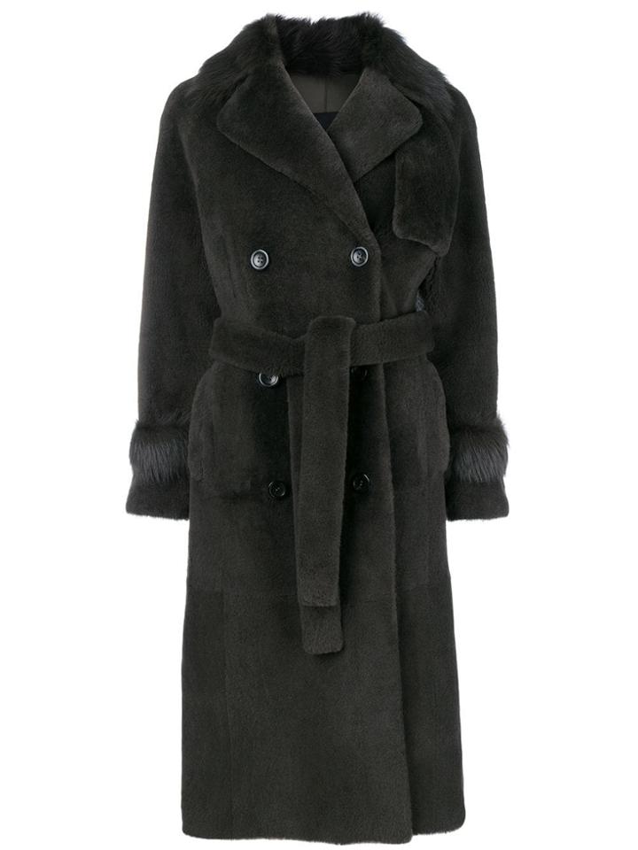 Blancha Trench Coat - Grey