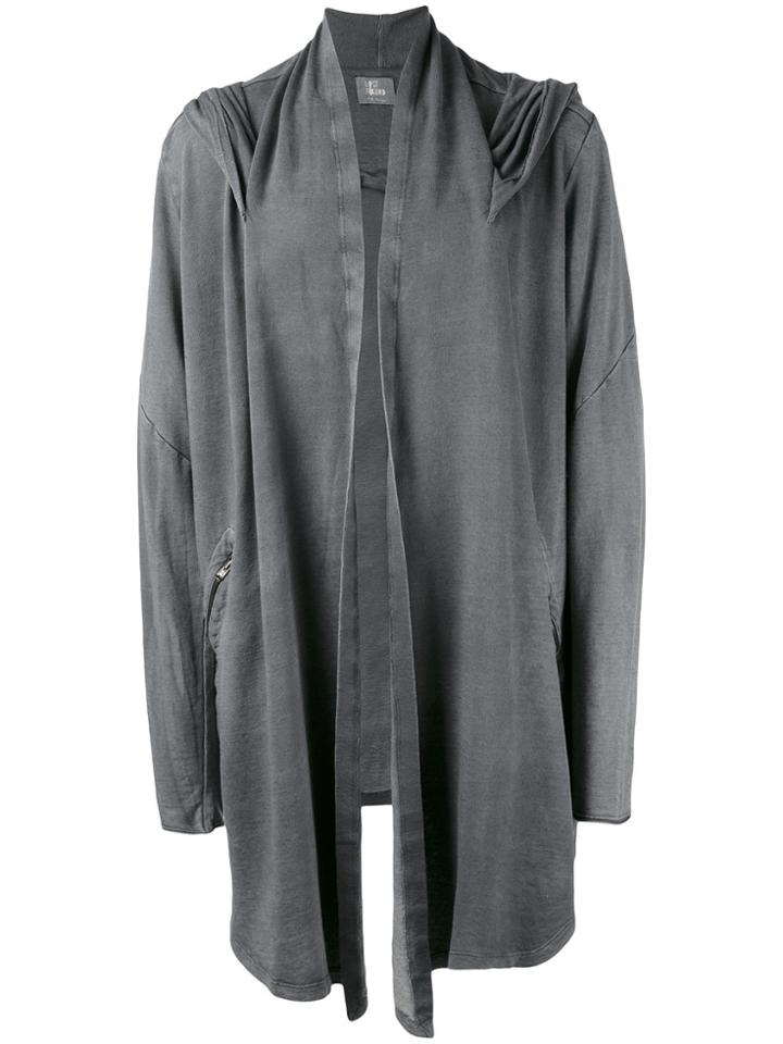 Lost & Found Ria Dunn Open Hooded Cardigan - Grey