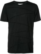 Private Stock Ribbed Detailing T-shirt, Men's, Size: Xl, Black, Wool