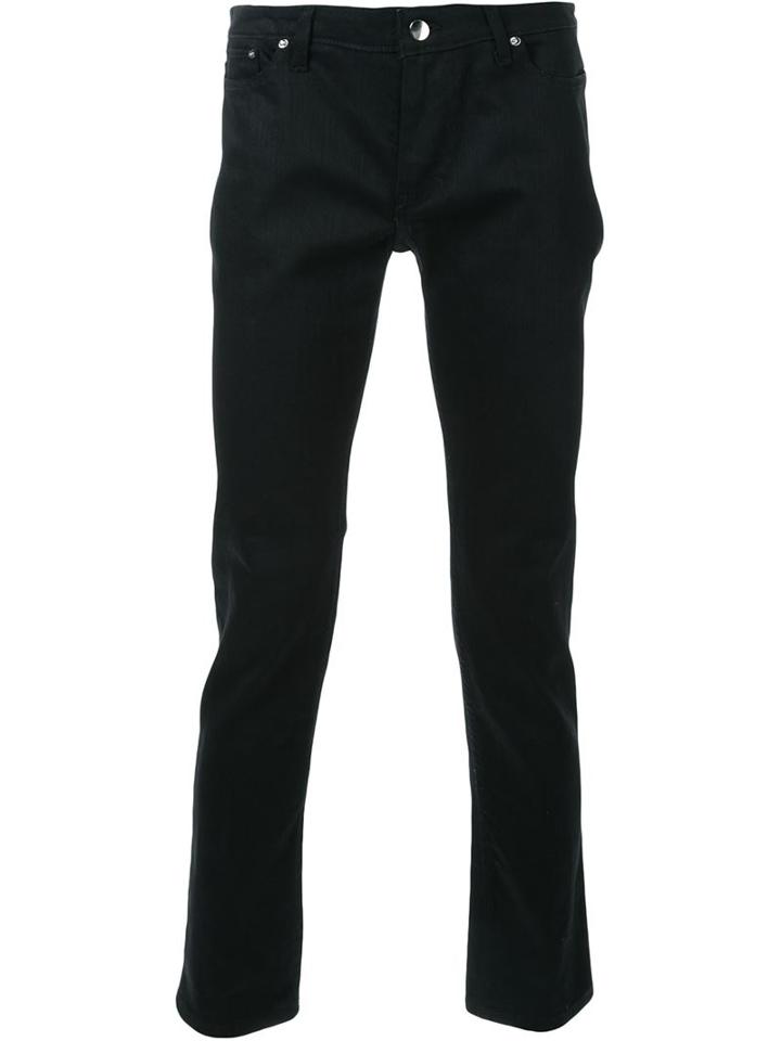 Ovadia & Sons Slim Fit Jeans, Men's, Size: 30, Black, Cotton/polyurethane