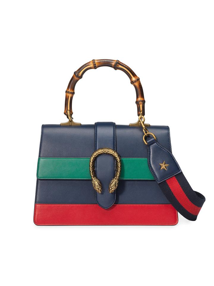 Gucci Dionysus Tote, Women's, Black, Bamboo/cotton/leather