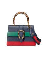 Gucci Dionysus Tote, Women's, Black, Bamboo/cotton/leather