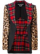 Junya Watanabe Comme Des Garçons Multi-printed Contrast Blazer - Black