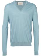 Maison Margiela Ribbed Crew Neck Sweater - Grey