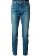 Frame Denim 'le Garcon' Cropped Jeans, Women's, Size: 30, Blue, Cotton/polyester/spandex/elastane