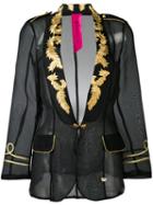 La Condesa - Corgan Jacket - Women - Silk - 40, Black, Silk