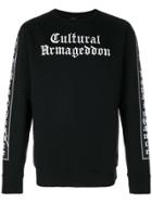 Marcelo Burlon County Of Milan Slogan Print Sweatshirt - Black