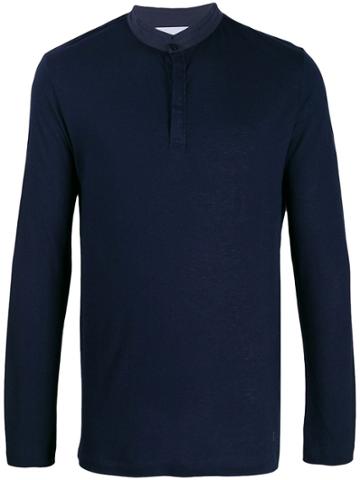 Dondup Band Collar Jumper - Blue