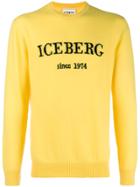 Iceberg Cashmere Logo Sweater - Yellow & Orange