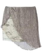 Romeo Gigli Pre-owned Asymmetric Mini Skirt - Grey