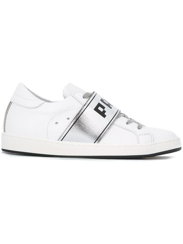 Philippe Model Paris Strap Lace-up Sneakers