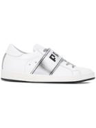 Philippe Model Paris Strap Lace-up Sneakers