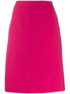 Emilio Pucci Side Slit Pencil Skirt - Pink