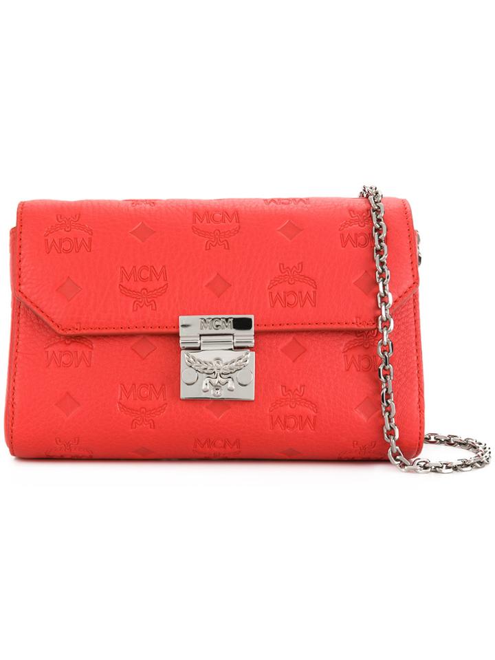 Mcm Millie Flap Crossbody Bag - Red