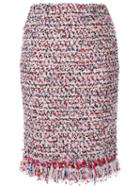 Coohem Vimar Tweed Skirt - Red
