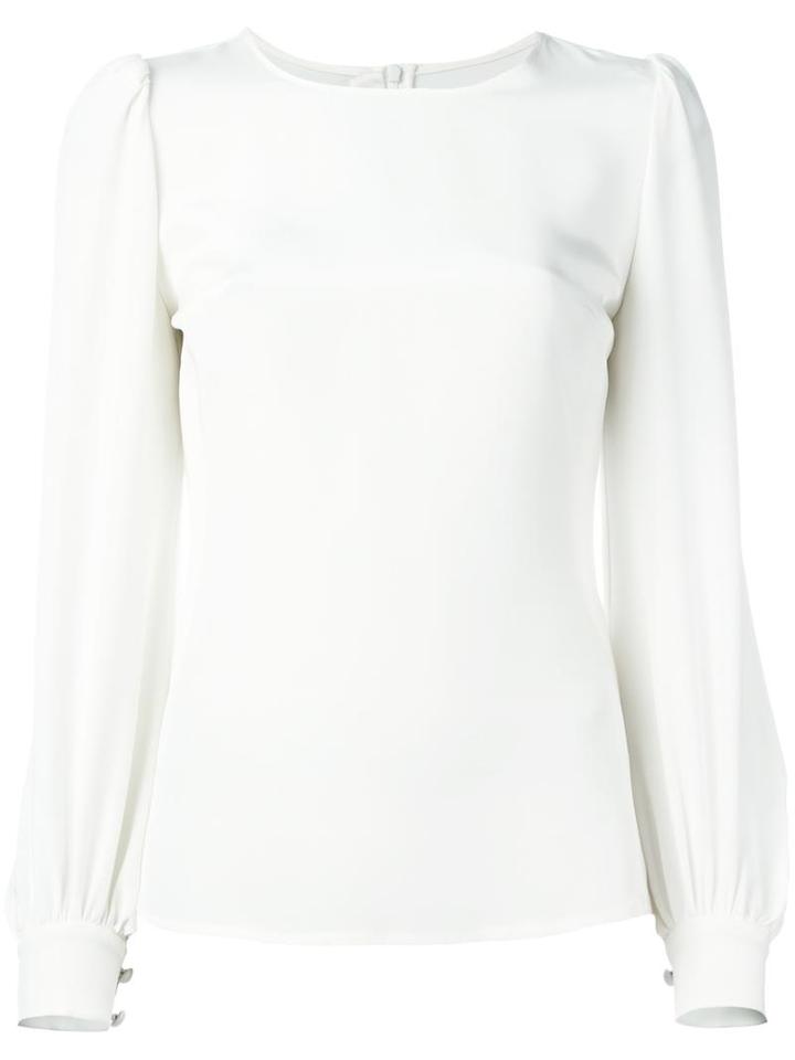 Goat 'binky' Blouse, Women's, Size: 14, Nude/neutrals, Silk