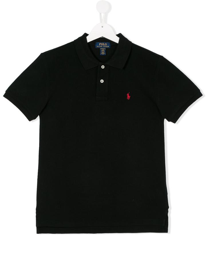 Ralph Lauren Kids Teen Short Sleeve Polo Shirt - Black