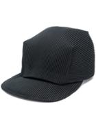 Pleats Please By Issey Miyake Ribbed Baseball Cap - Black