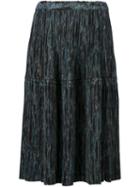 Comme Des Garçons Micro Pleated A-line Skirt
