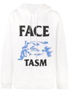 Facetasm - Oversized Printed Logo Hoodie - Men - Cotton - One Size, White, Cotton