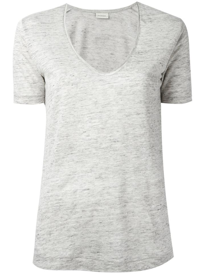 By Malene Birger - Jyttio T-shirt - Women - Linen/flax - S, Women's, Grey, Linen/flax