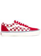 Vans Checked Sneakers - Red