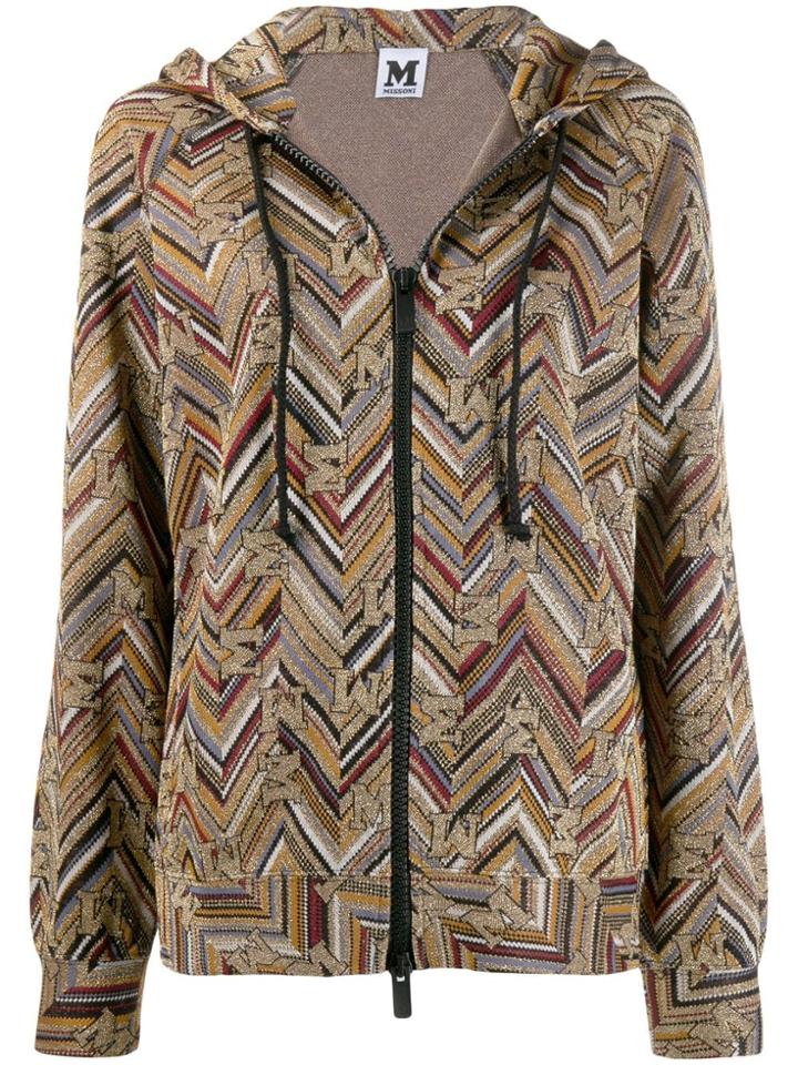 Missoni Jacquard Hooded Jscket - Gold