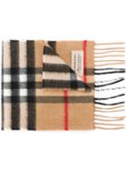 Burberry Kids House Check Scarf, Boy's, Nude/neutrals