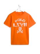 Ralph Lauren Kids Skull And Crossbones Print T-shirt