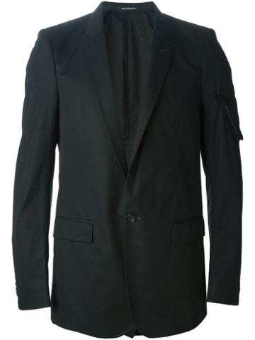 Nicolas Andreas Taralis Zip Pocket Detail Blazer - Black