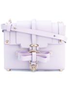 Niels Peeraer - Bow Buckle Crossbody Bag - Women - Calf Leather - One Size, Women's, Pink/purple, Calf Leather