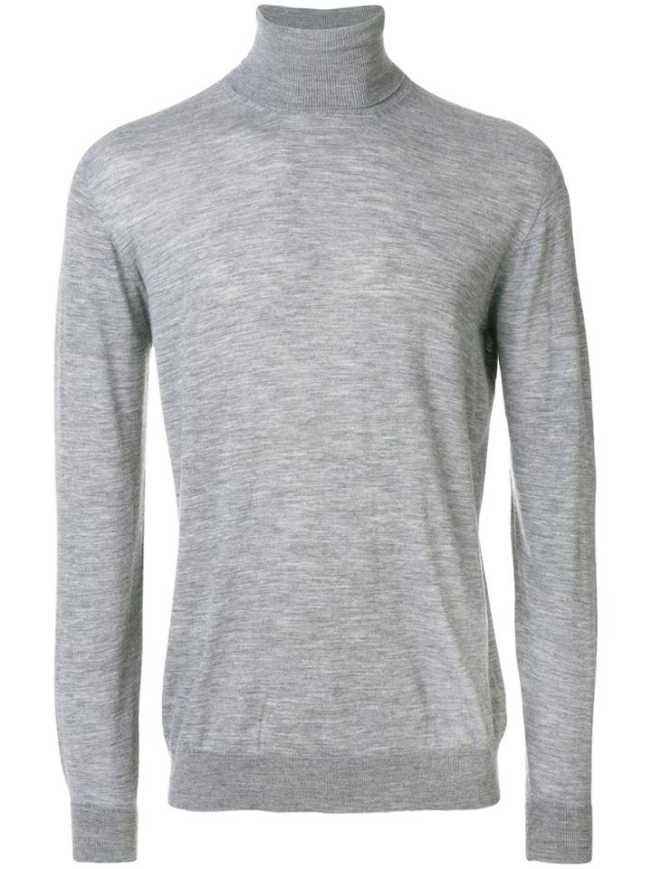 Nuur Roll-neck Jumper - Grey