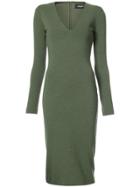 Dsquared2 V-neck Fitted Dress - Unavailable