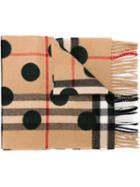 Burberry House Check Scarf, Women's, Nude/neutrals, Cashmere