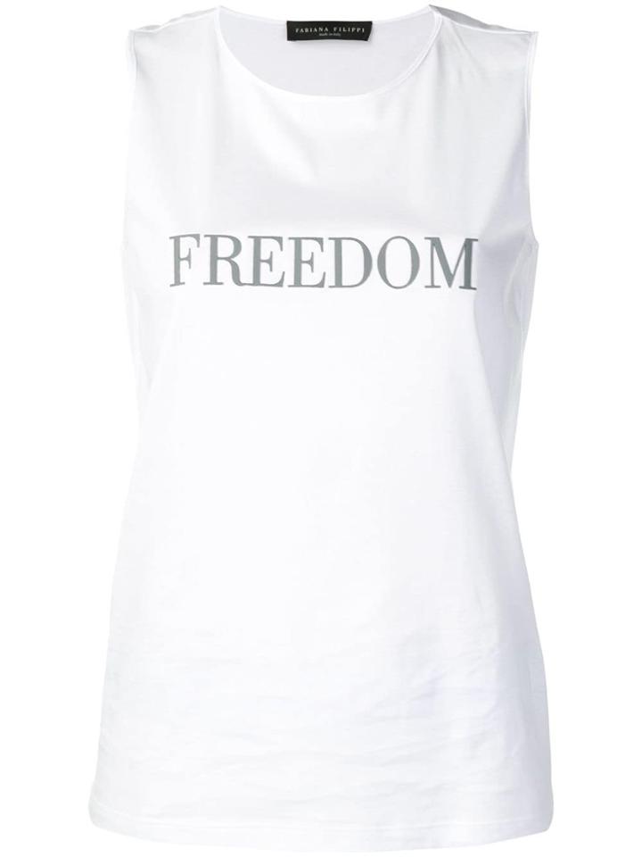 Fabiana Filippi Freedom Tank Top - White
