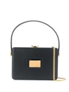 Tom Ford Leather Box Bag - Black