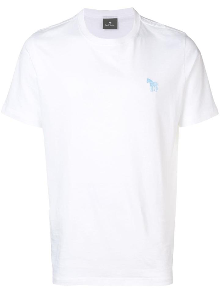 Ps By Paul Smith Zebra Logo T-shirt - White