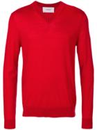Pringle Of Scotland V-neck Sweater - Red