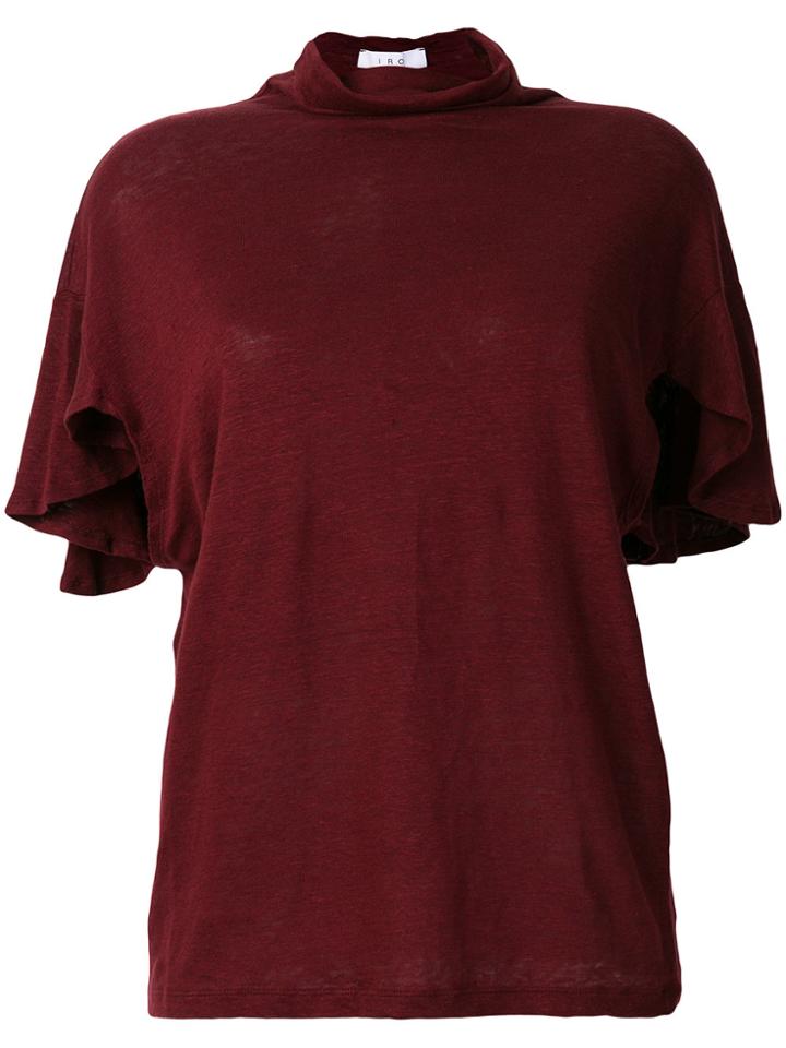 Iro High Neck T-shirt - Red