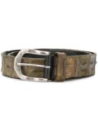 Ivo Scunzani Buckle Belt - Green