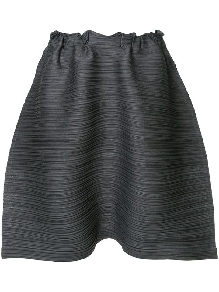 Pleats Please By Issey Miyake Thicker Bounce Shorts - Grey