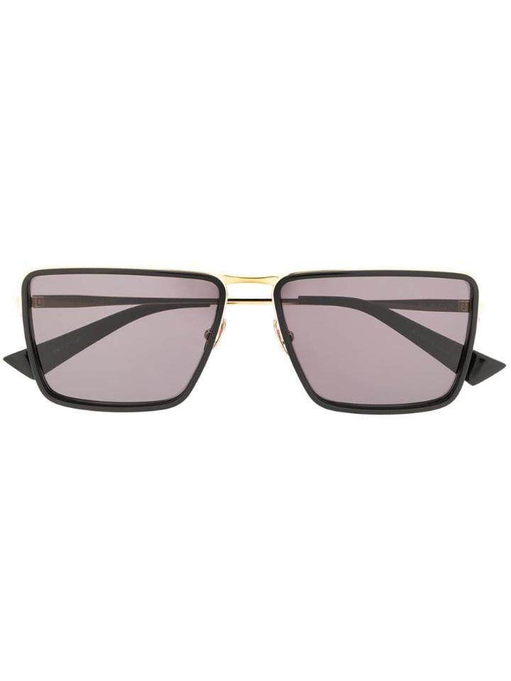 Christian Roth Eyewear Oversized Square Frame Sunglasses - Black