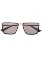 Christian Roth Eyewear Oversized Square Frame Sunglasses - Black
