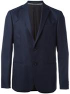 Z Zegna Single Breasted Blazer, Men's, Size: 52, Blue, Wool/cupro