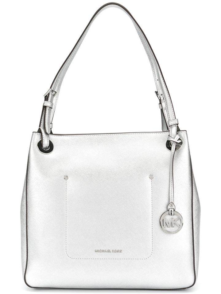 Michael Michael Kors Metallic Tote Bag - Grey
