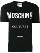 Moschino Logo-patch T-shirt - Black