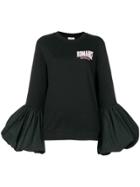 Brognano Loose Flared Sweatshirt - Black