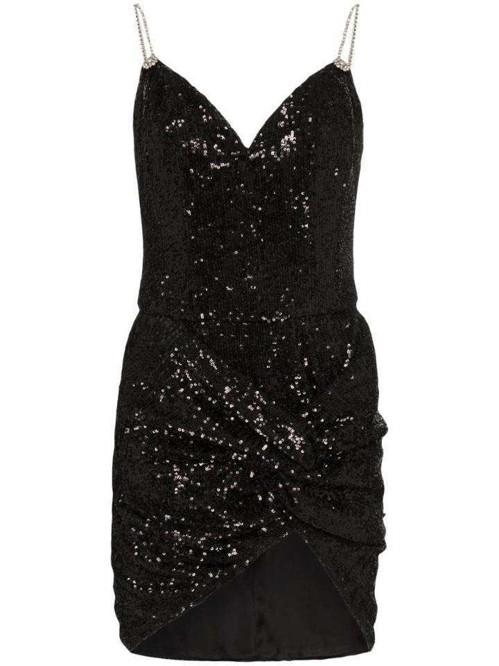 Magda Butrym Deva Sequin-embellished Mini Dress - Black